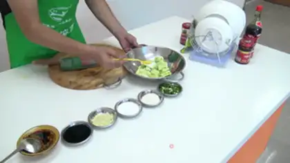 Make Cold cucumber step 1