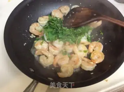 Make Alien style - Cilantro Lime Shrimp step 8