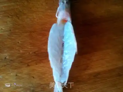 Make Garlic on the back shrimp step 1