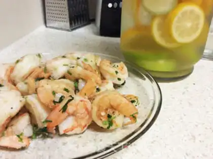 Make Alien style - Cilantro Lime Shrimp step 9