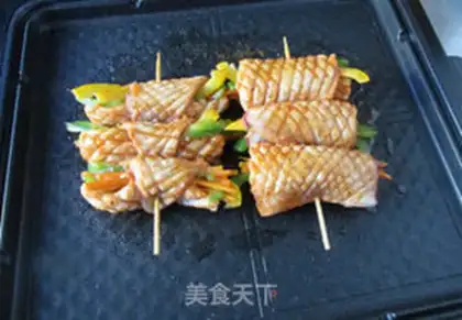 Make Spicy squid rolls step 10