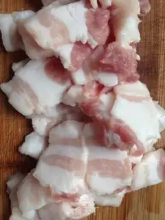 Make Chiba tofu without a dry pot step 1