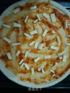 Make Orléans chicken leg pizza step 1