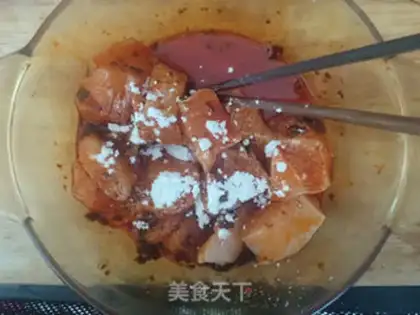 Make Very simple powdered meat step 2
