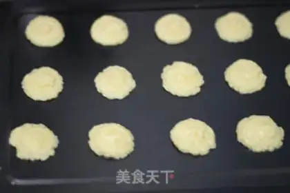 Make Coconut cookies step 9