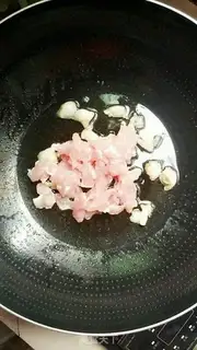 Make Soybeans with fried meat step 2