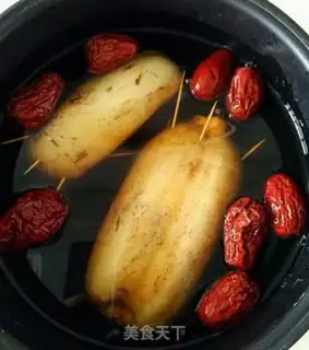 Make Ice-cracked red date rice step 5