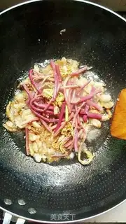 Make Soybeans with fried meat step 3