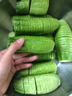 Make Sweet cucumber step 1