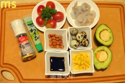 Make Cream shrimp salad step 0