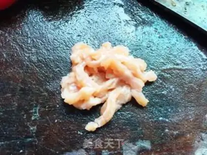Make salmon vegetable salad step 1