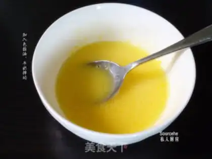 Make Coconut with tea cake rolls step 1
