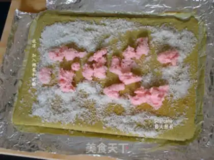 Make Coconut with tea cake rolls step 8