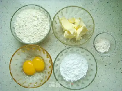 Make Flower butter cookies step 0