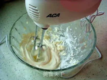 Make Flower butter cookies step 2