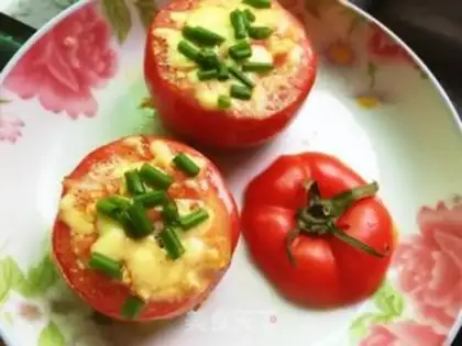 Make Egg tofu roasted tomatoes step 9