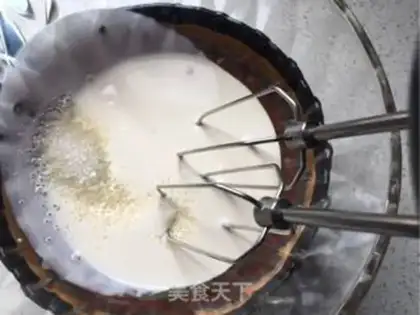 Make Heart velvet cream cake step 10