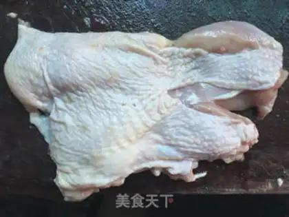 Make Take the chicken leg chop step 1