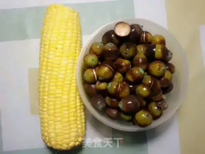 Make Lotus corn pig hoof soup step 0