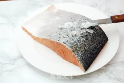 Make Japanese salmon step 0