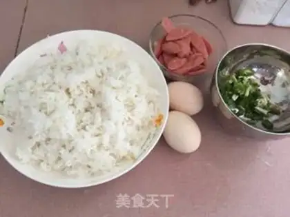 Make Sausage fried rice step 0