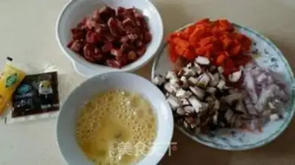 Make Steak fried rice step 1