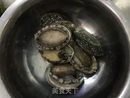 Make Garlic abalone step 0