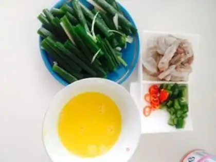 Make Korean seafood onions step 1