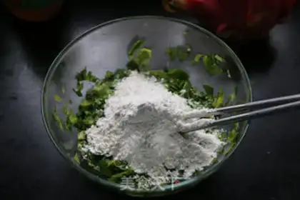 Make Celery omelet step 2