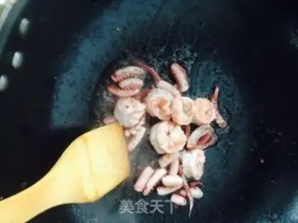 Make Korean seafood onions step 3