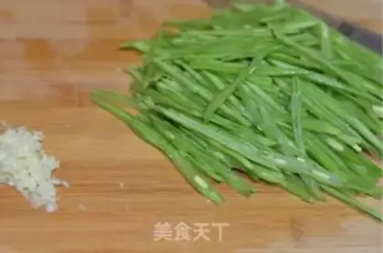 Make Garlic, soybeans step 0