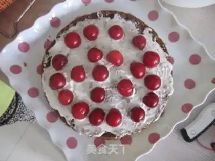 Make Black forest cake step 11