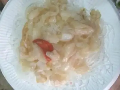 Make Garlic fan dishes step 5