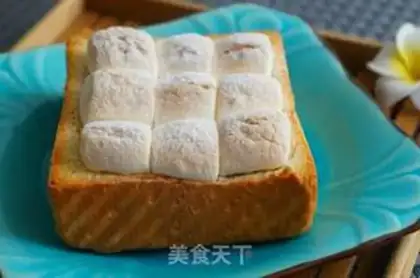 Make Cotton candy toast step 6