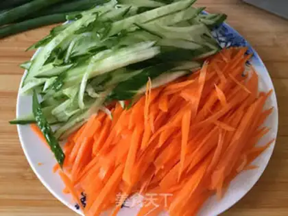 Make Three tofu rolls step 3