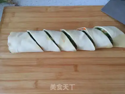 Make Three tofu rolls step 13