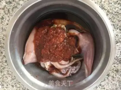 Make Roasted squid step 1