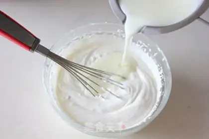 Make Yogurt and fruit mousse step 8