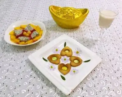 Make Glass heart cookies step 19