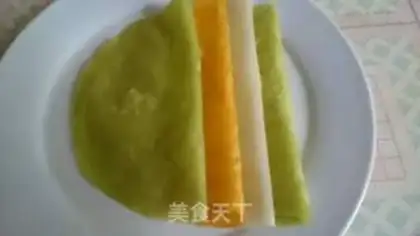 Make Colored springcakes step 14