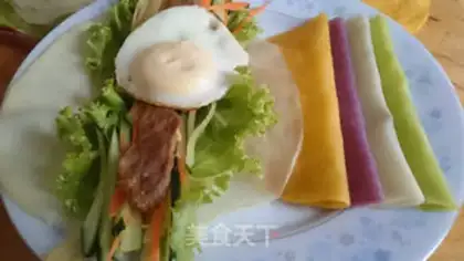 Make Colored springcakes step 17