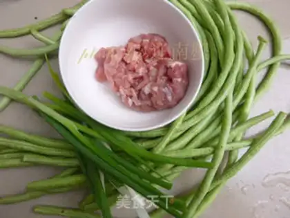 Make Bean bean noodle step 1