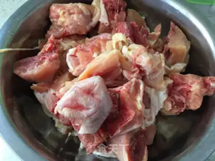 Make Potato chicken step 1