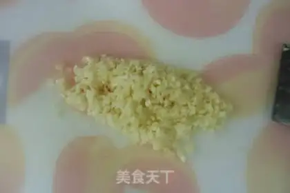 Make Garlic fan sap step 2