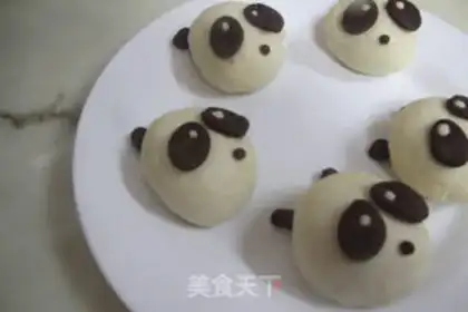 Make Panda bun step 7