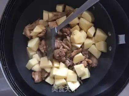 Make Potato chicken step 11