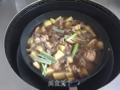 Make Potato chicken step 12