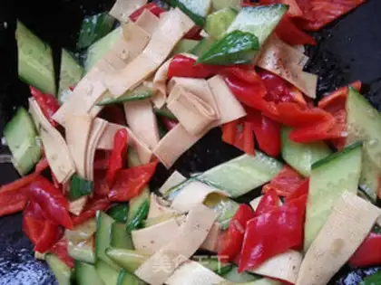Make cucumber chili step 7