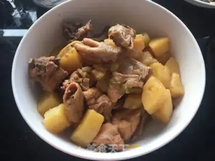 Make Potato chicken step 13