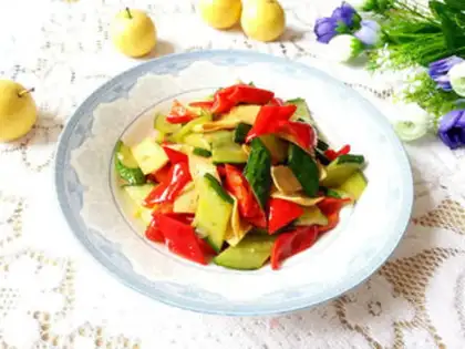Make cucumber chili step 8